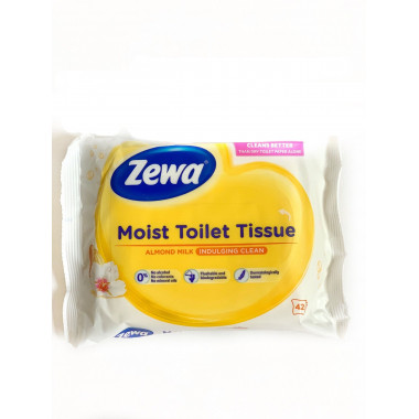 Влажная туалетная бумага Zewa 42 шт 