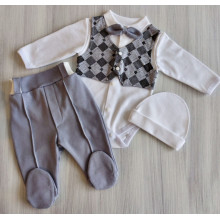 Комплект 3 ед. RoyalBaby Мистер р.56, 0-3 мес