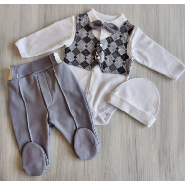 Комплект 3 ед. RoyalBaby Мистер р.62, 0-6 мес