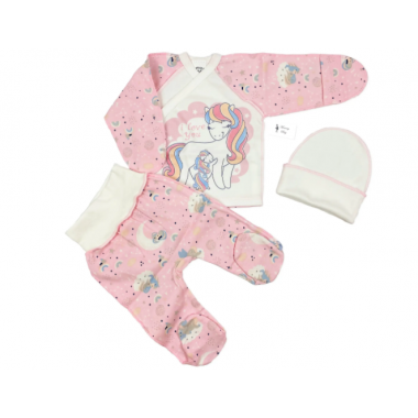 Комплект 3 ед. RoyalBaby Волшебные Единороги р.62, 0-6 мес