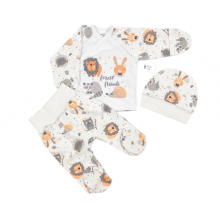 Комплект 3 ед. RoyalBaby Лесные друзья р.56, 0-3 мес