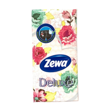 Носовые платочки Zewa Deluxe трехслойные 10 шт