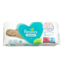 Влажные салфетки Pampers Sensitive 52 шт