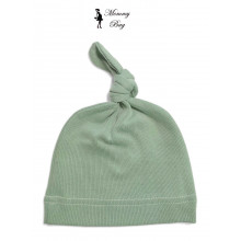 Шапочка Baby Body 0-6 мес Изумрудная с узелком №7 Шапочка Baby Body 0-6 мес Изумрудная с узелком №7