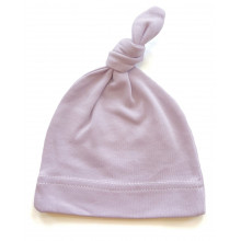 Шапочка Baby Body 0-6 мес Лавандовая с узелком №26