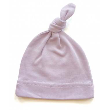 Шапочка Baby Body 0-6 мес Лавандовая с узелком №26