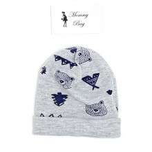 Шапочка 0-6 мес Мишки №16