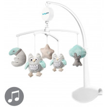 Музыкальная мобиль-каруселька для кроватки BabyOno Сова София