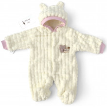 Комбинезон теплый RoyalBaby Молочно-розовый р.56, 0-3 мес Комбинезон теплый RoyalBaby Молочно-розовый р.56, 0-3 мес