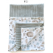 Плед 100х80 см Mommy Bag - №19 Ежики и зайчики