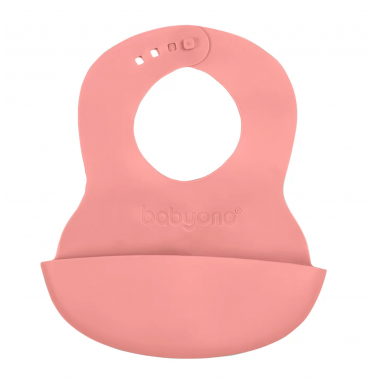 Нагрудник Коралловый BabyOno Мягкий