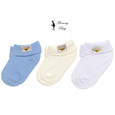 Носочки RoyalBaby Сине-белые 0-12 мес №25