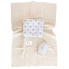 Набор в детскую кроватку 3в1 Бриллианты с молочным хлопковым пледом