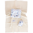 Набор в детскую кроватку 3в1 Звездочки с молочным хлопковым пледом