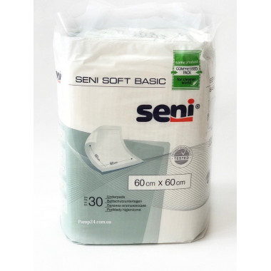 Одноразовые пеленки Seni Soft Basic 60x60 см - 30 шт.