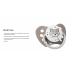 Пустышка BabyOno NATURAL NURSING, 6-18 мес., силикон, Енотики, 2 шт.