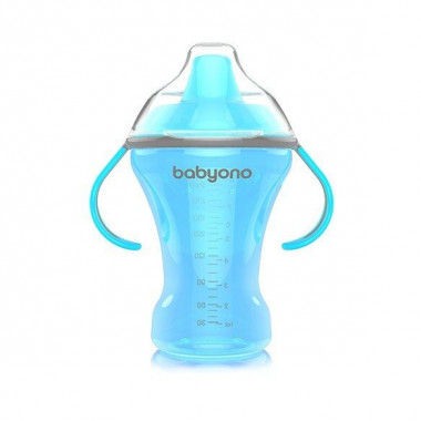 Поильник-непроливайка с твердым носиком 260 мл Синий