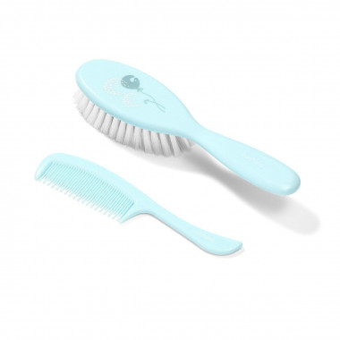 Щетка и расческа для волос BabyOno Мягкая Голубая