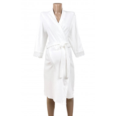 Халат для мамы L/XL - Молочный