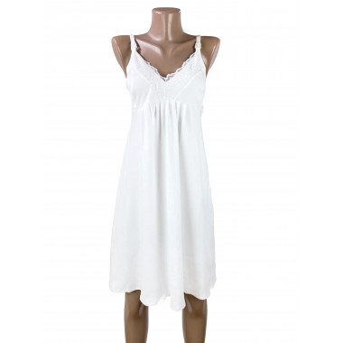 Ночнушка для кормления L/XL - Молочная