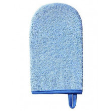Рукавичка для купания махровая BabyOno (Синяя)