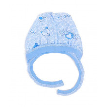 Шапочка-чепчик 0-6 мес Синие Мишки №32 38 см Шапочка-чепчик 0-6 мес Синие Мишки №32 38 см