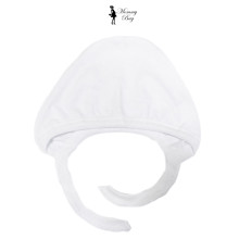 Шапочка-чепчик 0-3 мес Белая №44