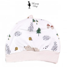 Шапочка RoyalBaby 0-6 мес Лесные друзья №54 (байка)