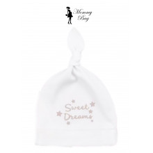 Шапочка RoyalBaby 0-6 мес №47 Молочная Sweet Dreams (интерлок)