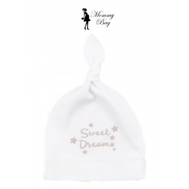 Шапочка RoyalBaby 0-6 мес №47 Молочная Sweet Dreams (интерлок)