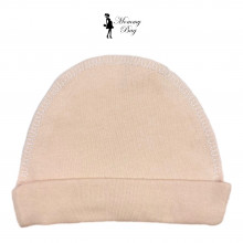 Шапочка RoyalBaby 0-6 мес Бежевая №7