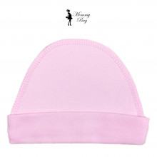 Шапочка 0-3 мес Розовая №4 62 см