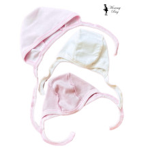 Шапочки-чепчики 0-3 мес Набор Мини 3 шт для девочки