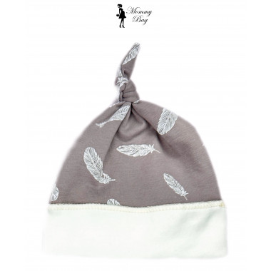Шапочка RoyalBaby 0-6 мес №50 Перья (интерлок)