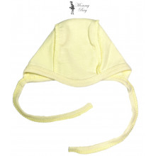 Шапочка-чепчик 0-3 мес Лимонная №10 38 см Шапочка-чепчик 0-3 мес Лимонная №10 38 см