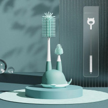 Набор щеток, ершиков Mommy Bag для мытья бутылочек 4 ед. Кит Мятный