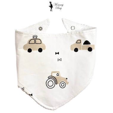 Слюнявчик-нагрудник непромокаемый Mommy Bag №16 Машинки