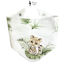 Слюнявчик-нагрудник непромокаемый №28 Африка тигренок Слюнявчик-нагрудник непромокаемый №28 Африка тигренок