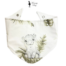 Слюнявчик-нагрудник непромокаемый №34 Африка бегемотик Слюнявчик-нагрудник непромокаемый №34 Африка бегемотик