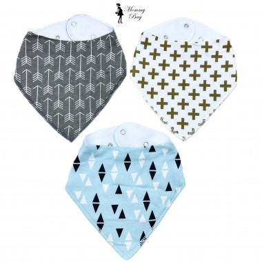 Набор слюнявчиков-нагрудников 3 шт №10