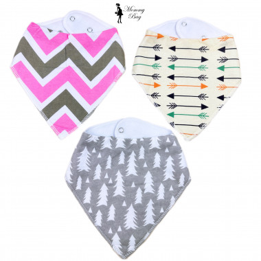 Набор слюнявчиков-нагрудников 3 шт №13