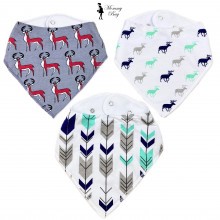 Набор слюнявчиков-нагрудников 3 шт №14