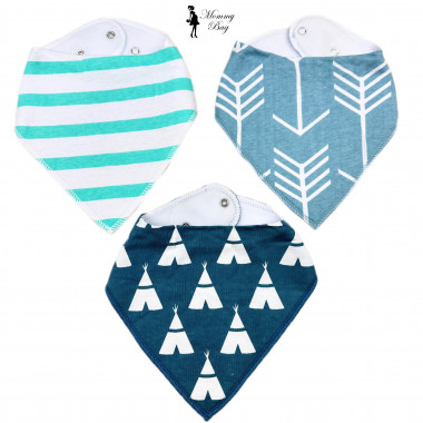 Набор слюнявчиков-нагрудников 3 шт №3