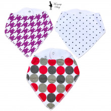 Набор слюнявчиков-нагрудников 3 шт №6