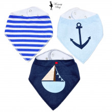 Набор слюнявчиков-нагрудников 3 шт №7