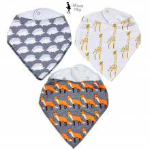 Набор слюнявчиков-нагрудников 3 шт №8