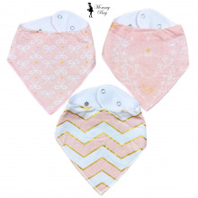 Набор слюнявчиков-нагрудников 3 шт №9