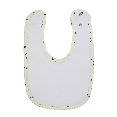 Слюнявчик-нагрудник для малышей, сердечки