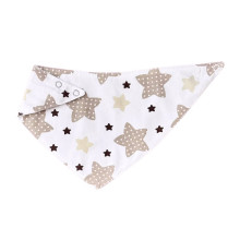 Слюнявчик-нагрудник непромокаемый №39 Бежевые звездочки Слюнявчик-нагрудник непромокаемый №39 Бежевые звездочки