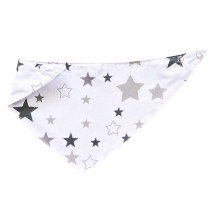 Слюнявчик-нагрудник непромокаемый №40 Серые звездочки Слюнявчик-нагрудник непромокаемый №40 Серые звездочки